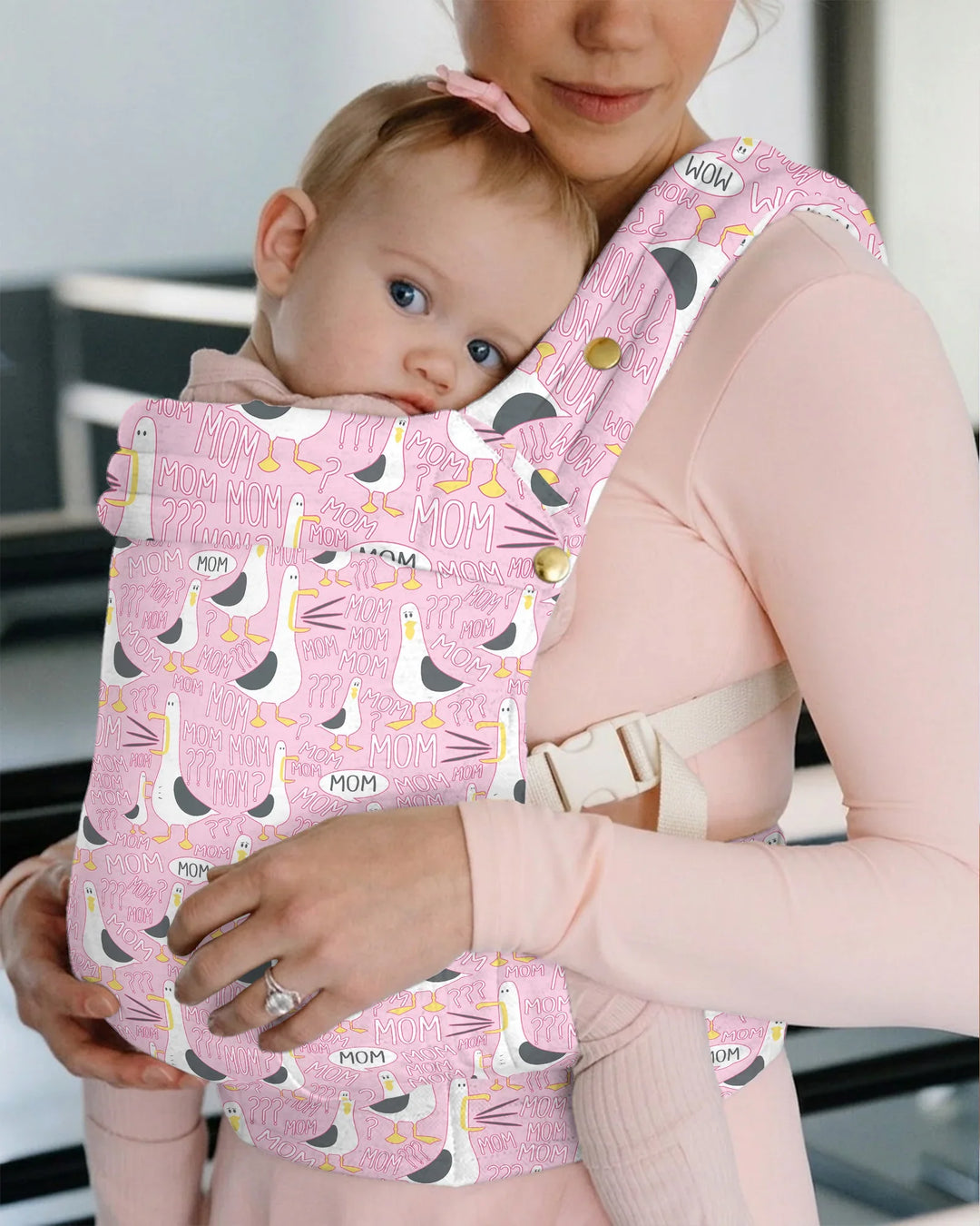 Funny Seagull MOM Baby Carrier