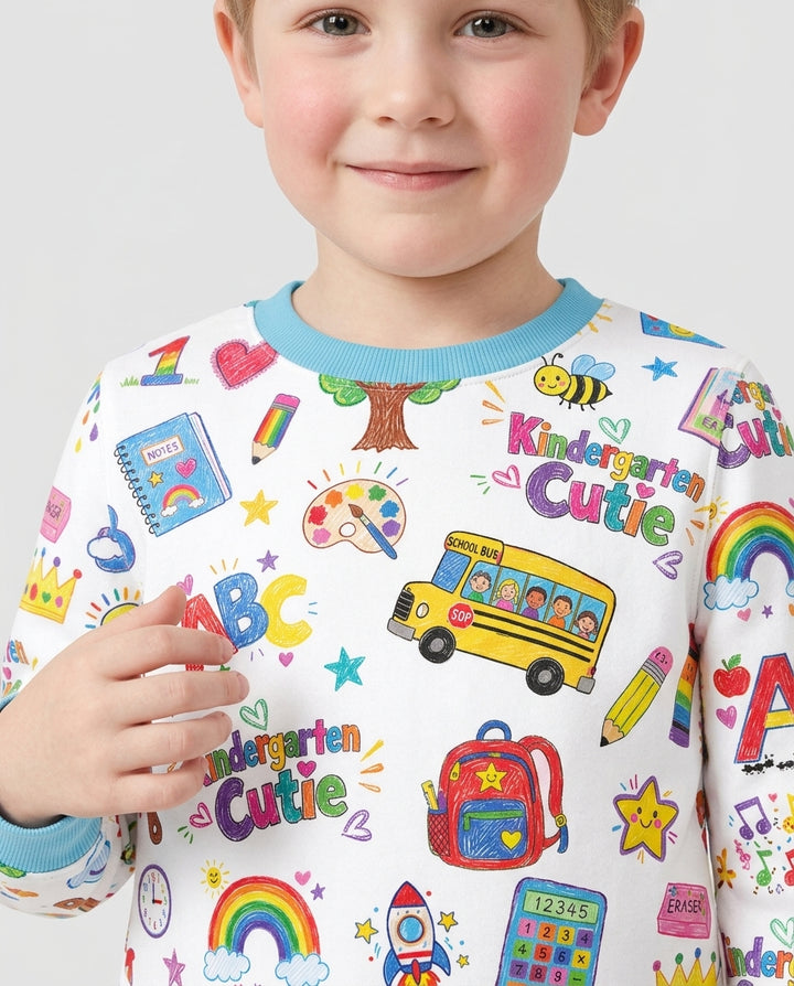 Kindergarten Cutie Bamboo Crewneck Sweatshirt