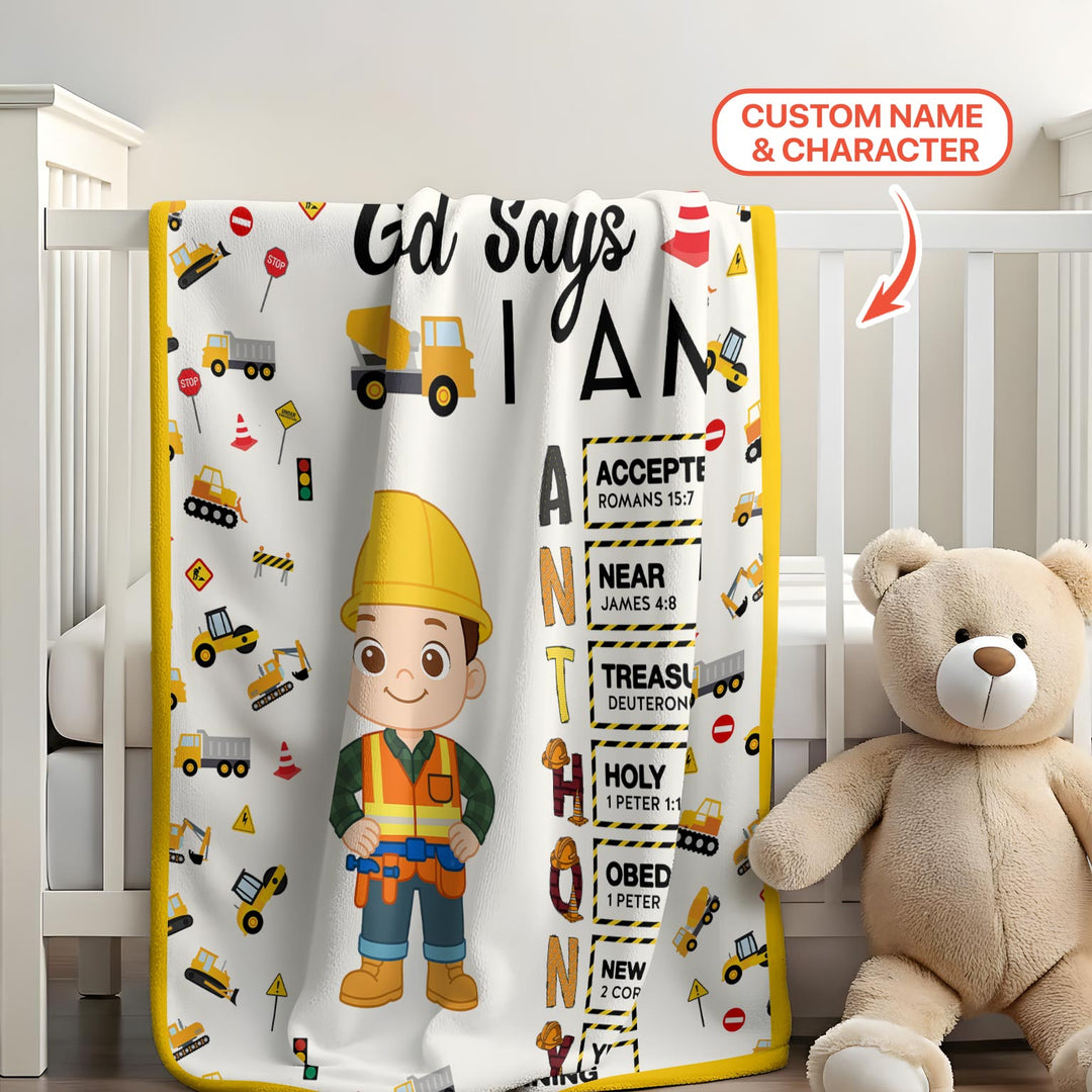 Vorlage für individuelle Kleinkinddecke