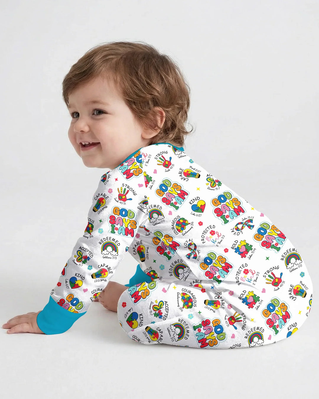 Gerippte Babykleidung mit individuellem Foto - Weich &amp; Skizzenhaft