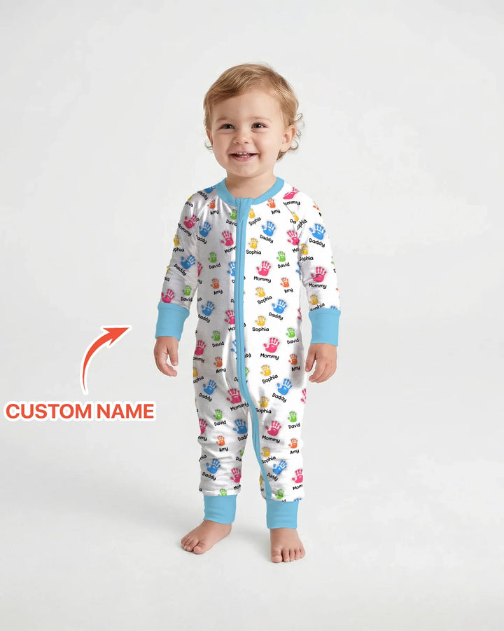 Gerippte Babykleidung mit individuellem Foto - Weich &amp; Skizzenhaft