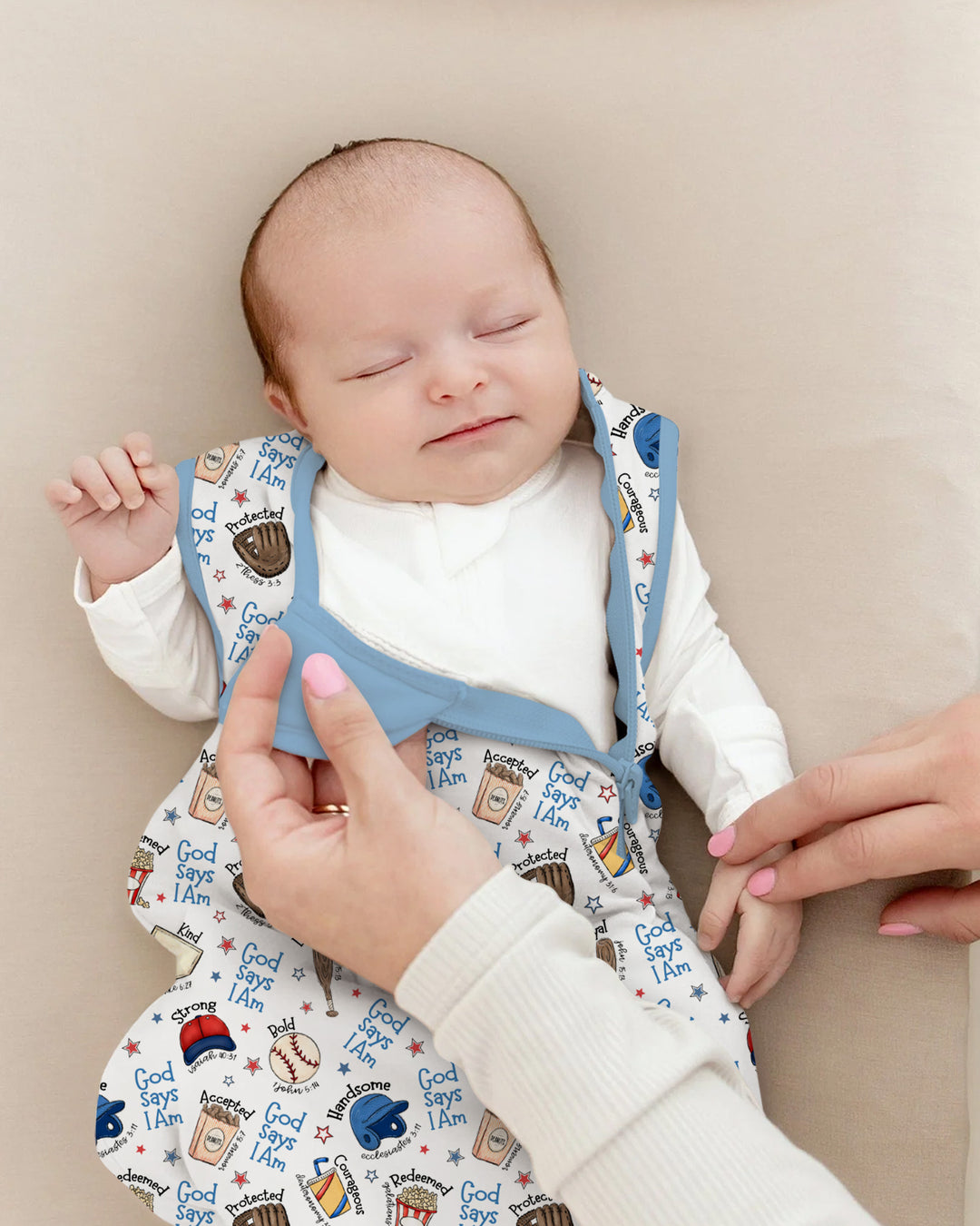 Christian Baseball Sleep Bag