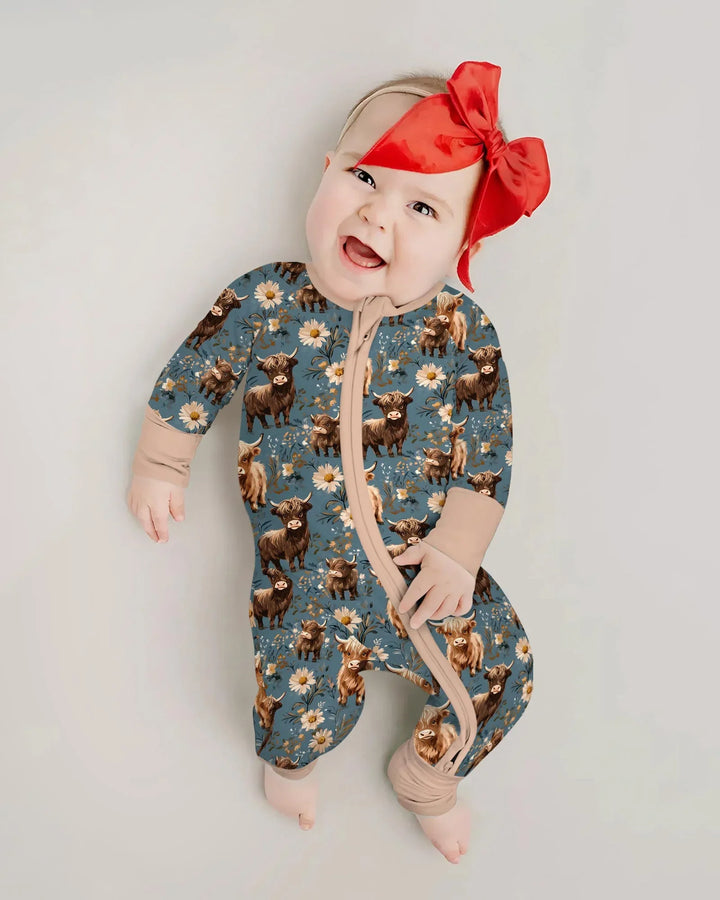 Gerippte Babykleidung mit individuellem Foto - Weich &amp; Skizzenhaft