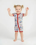 Happy 250 America I love USA Bamboo Shorty Zippy