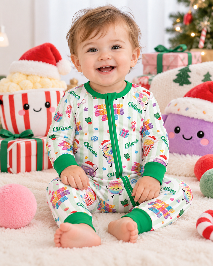 Custom Name The Year of Squishies 2026 Bamboo Convertible Zippy