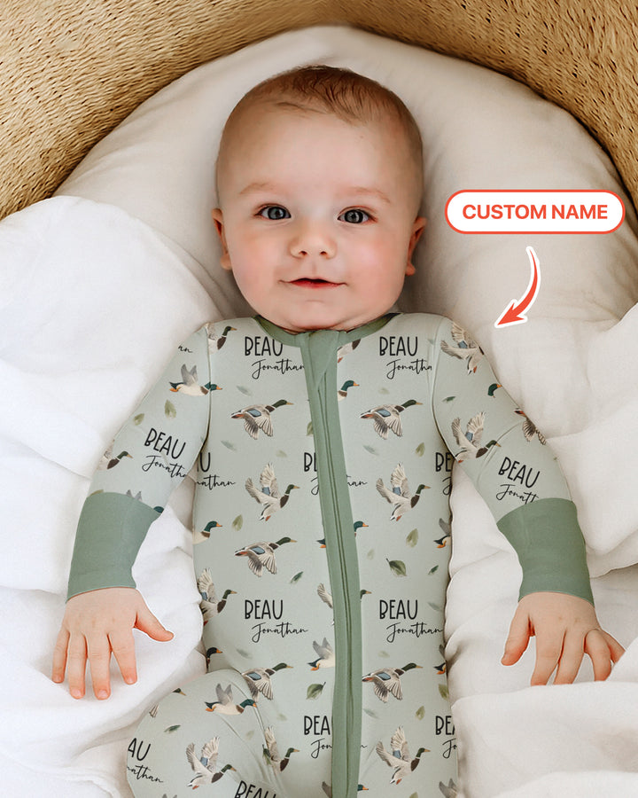 Custom Name Mallard Duck Convertible Zippy