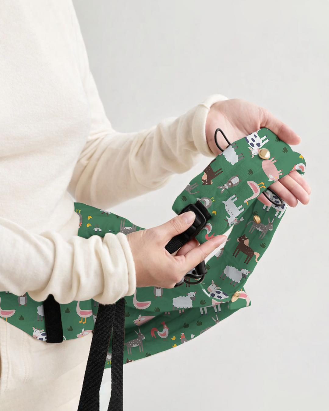 Cute Farm Animals Meadow Baby Carrier