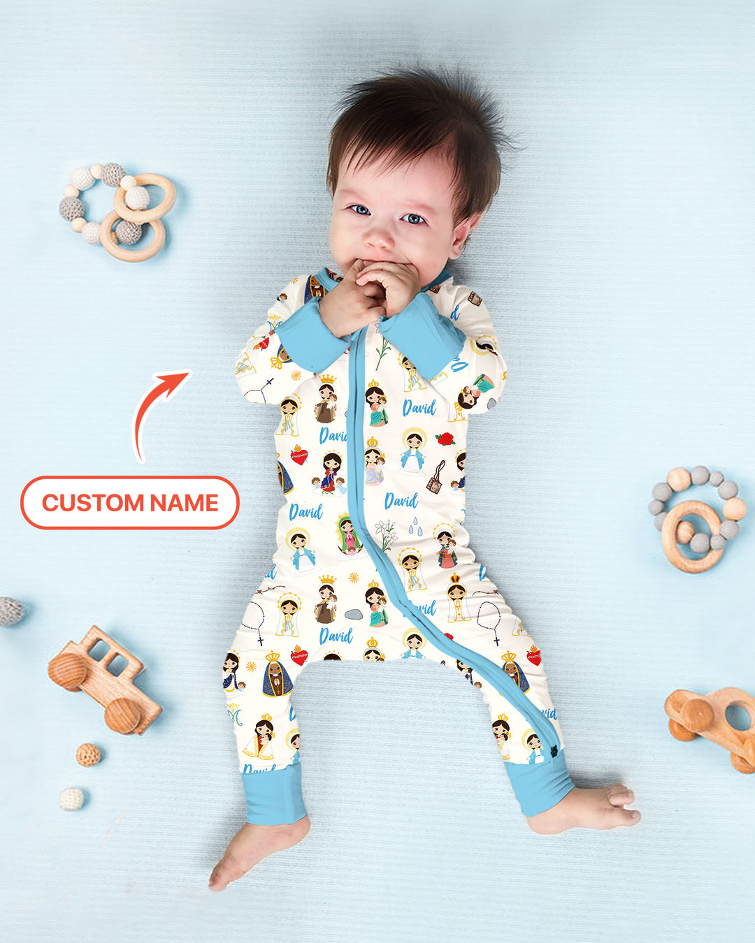 Custom Name Mother Mary Convertible Zippy