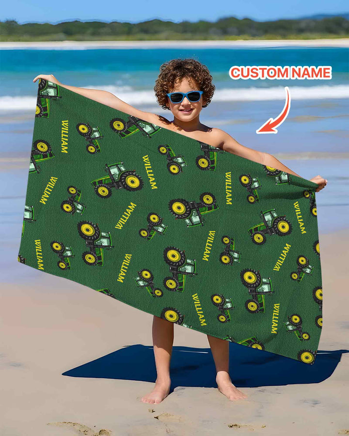Vorlage personalisiertes Bambus-Strandtuch