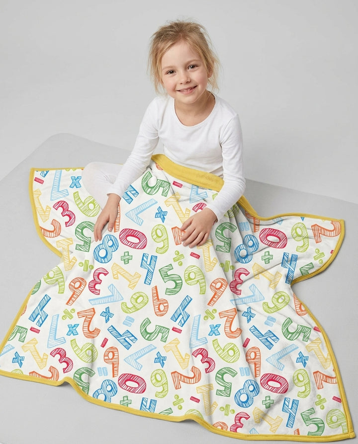 Math Doodles Bamboo Blanket