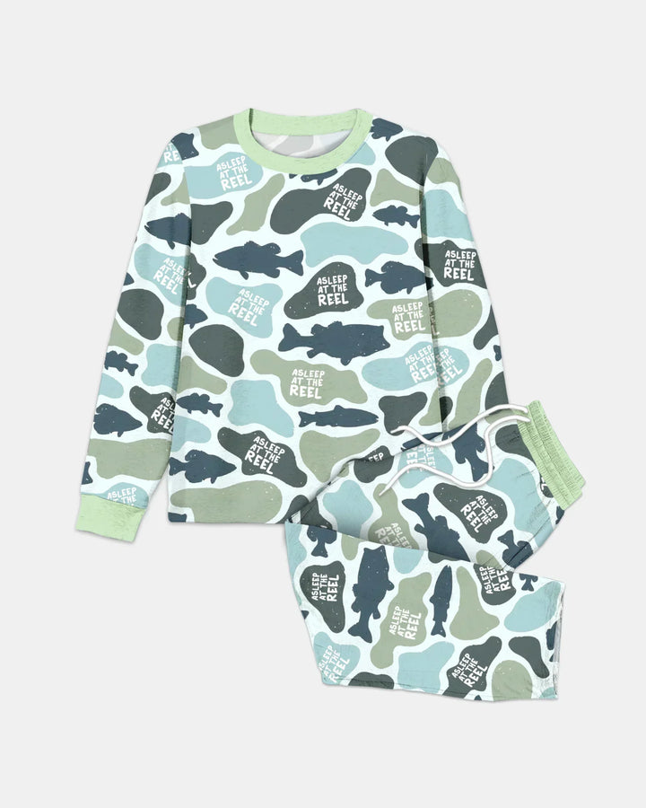 Asleep At The Reel Matching Daddy & Me Men's Pajama Set