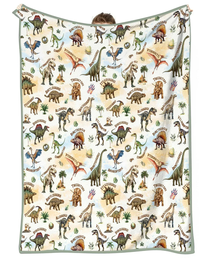 Dino Discovery Bamboo Blanket