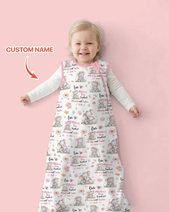 Personalized Our 1st Mother's Day Together Bamboo Sleep Bag