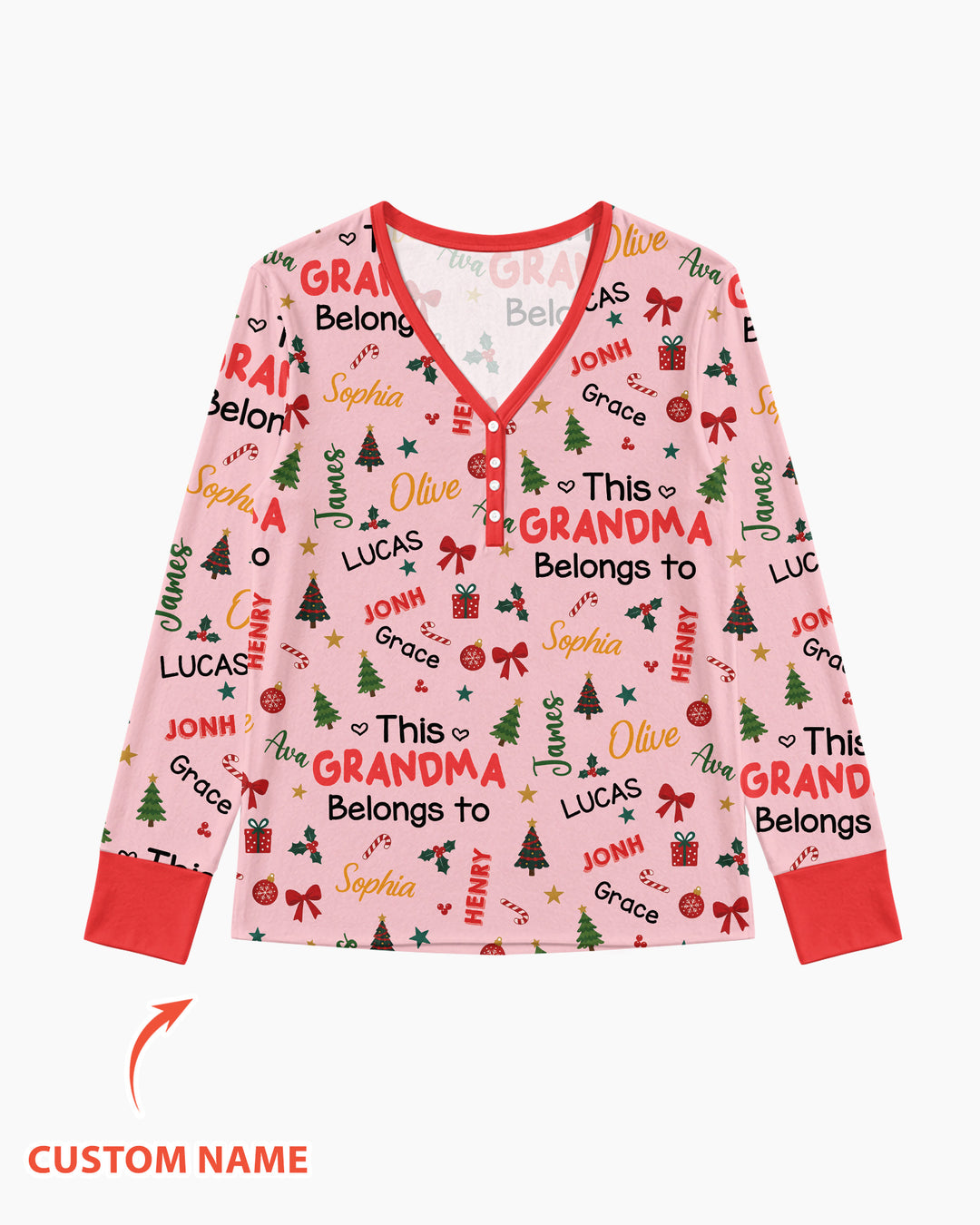 Loved By My Kids Bamboo Women Pajama Set