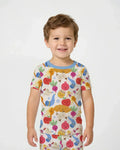 Shana Tova Rosh Hashanah Bamboo Two Piece Short Sleeve Pajama Set