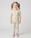 Zweiteiliges, kurzärmliges Pyjama-Set mit Marienkäfern