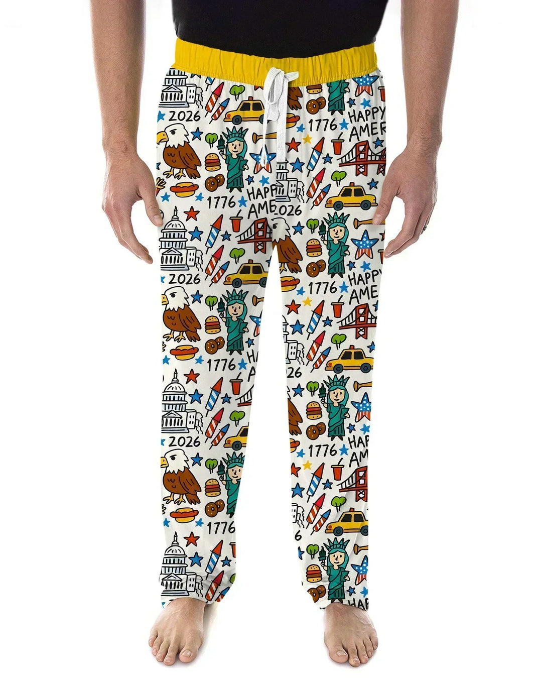 Doodle America 250th Anniversary Family Bamboo Men's Pajama Set