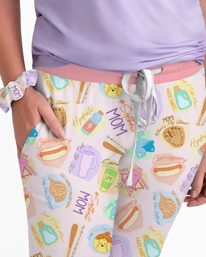 SoftBall Mom Saves The Days Women Pajama Set