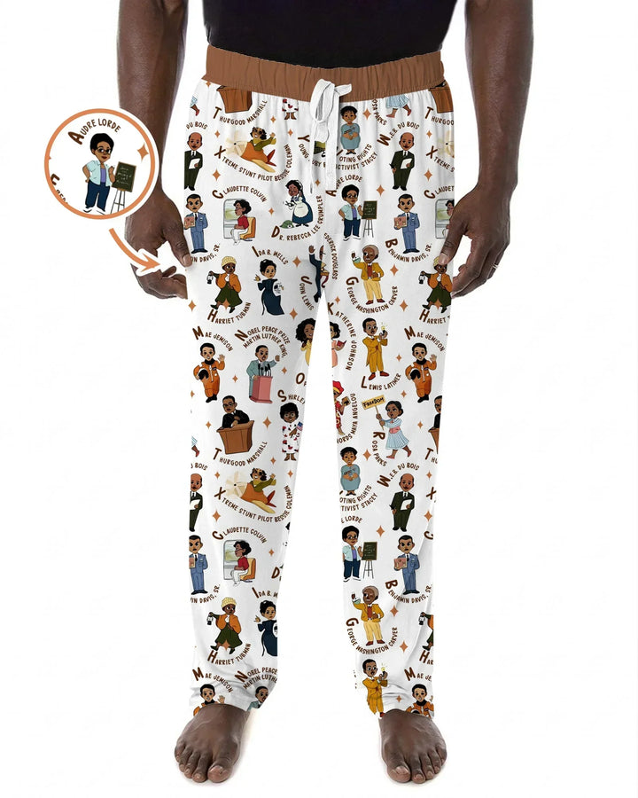 Black Legacy ABCs Family Matching Men's Pajama Set