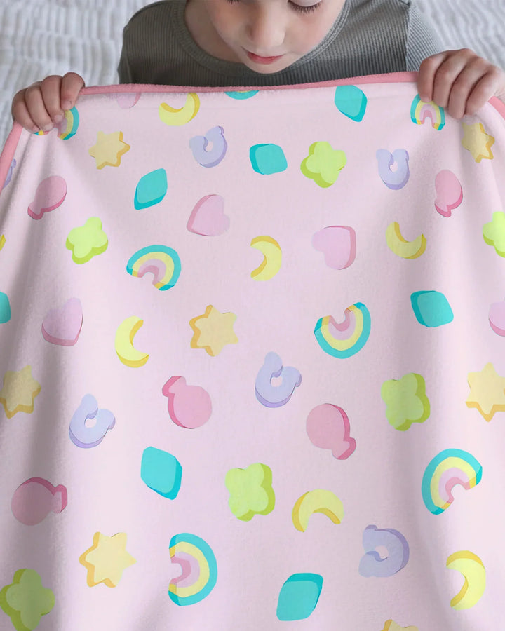 Pastel Lucky Charms Scatter Blanket