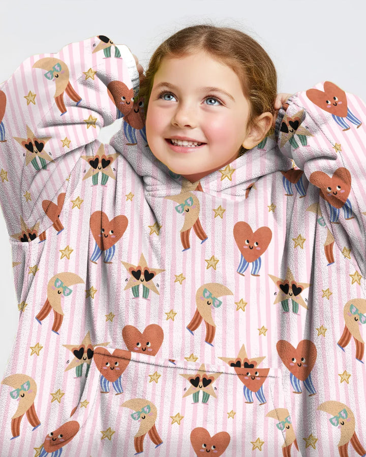 Dance More Dances Wearable Bamboo Blanket Hoodie