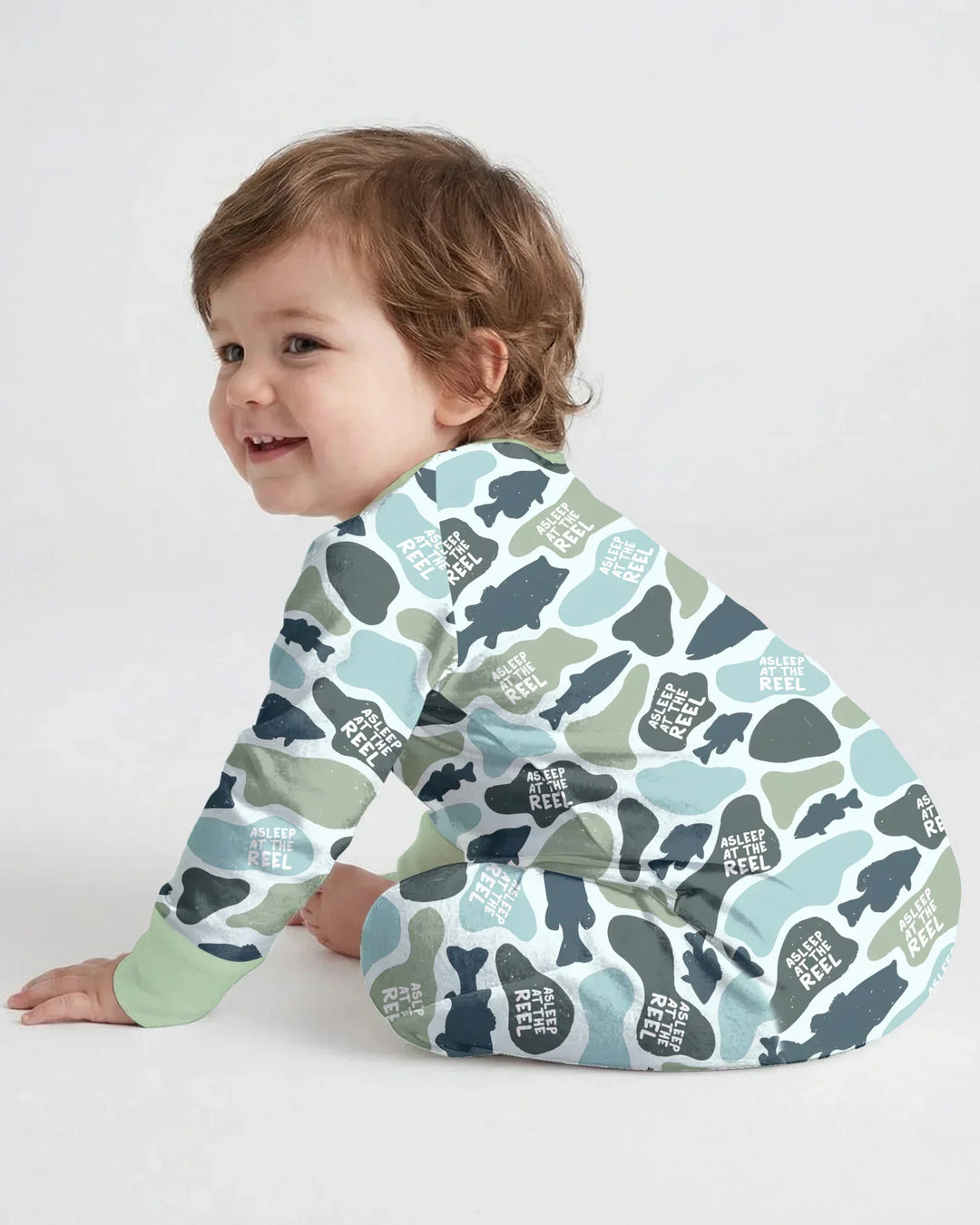 Asleep At The Reel Matching Daddy & Me Convertible Zippy