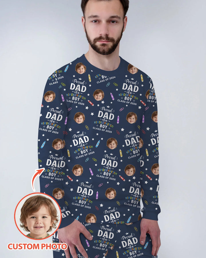 Proud Dad Mom Of Class Of 2026 Bamboo Men's Pajama Set