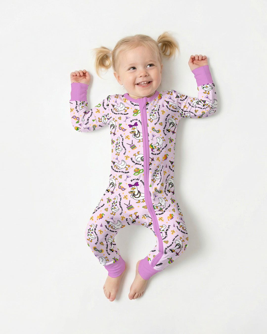 Mardi Gras Silly Goose Convertible Zippy