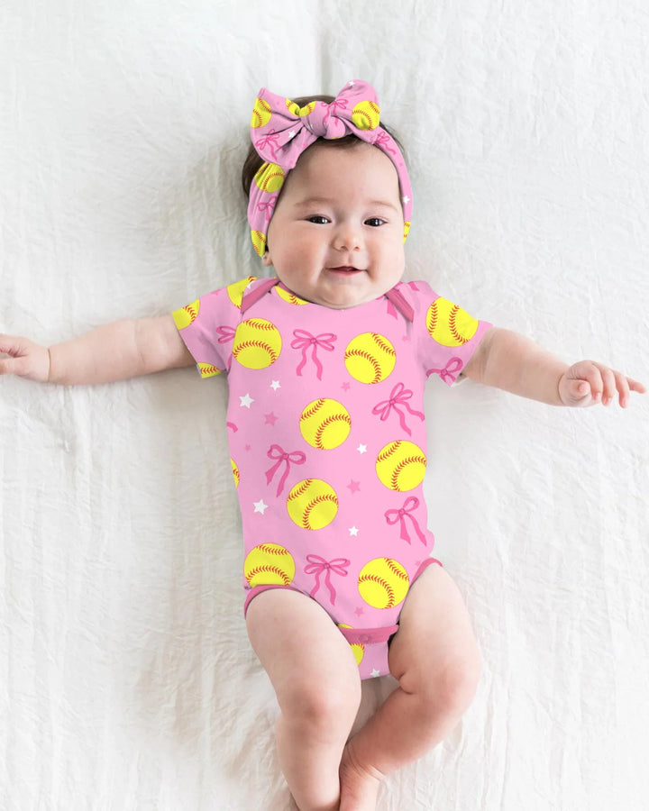 Softball Lovers Bamboo Bodysuit