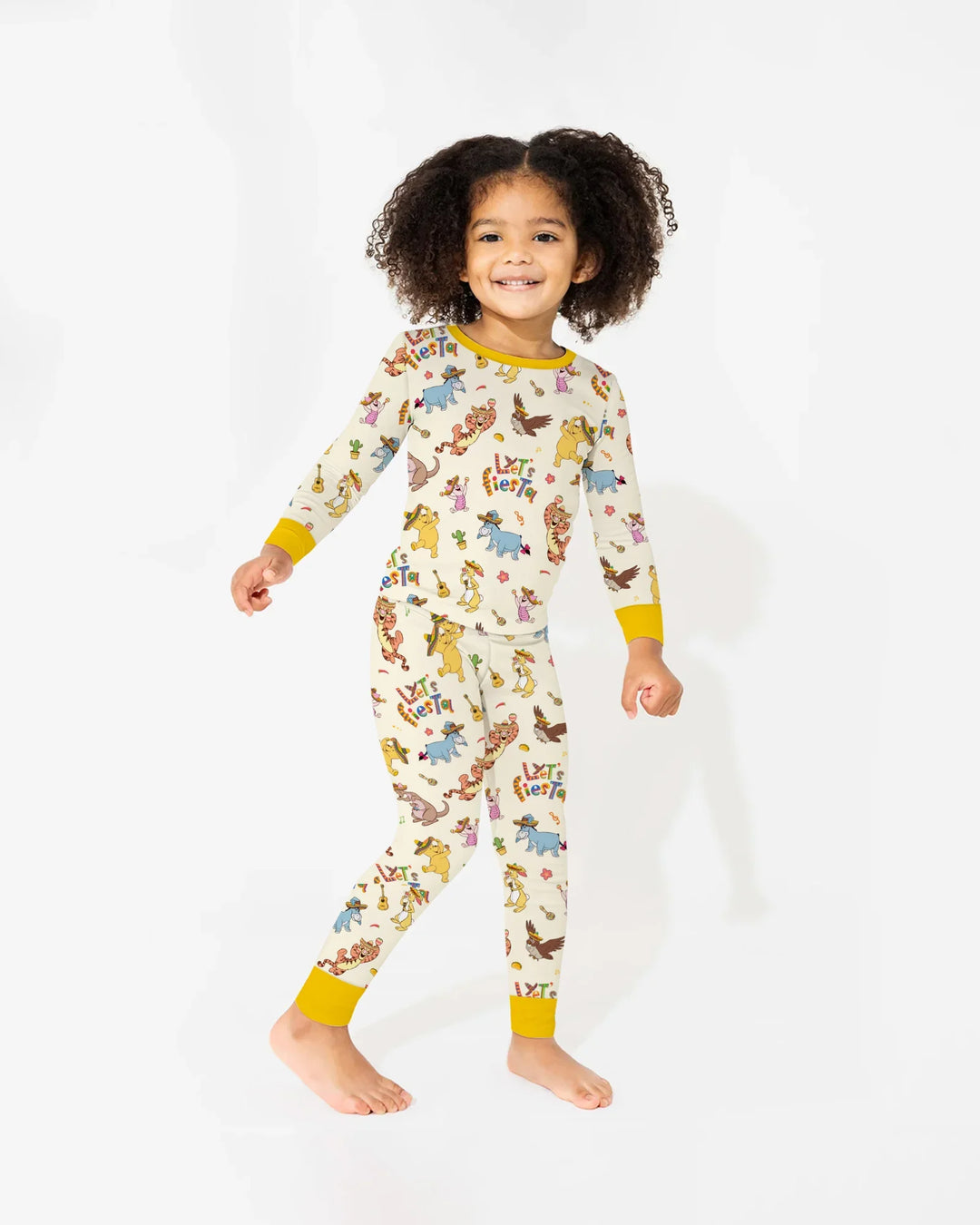 Let's Fiesta Bamboo Two Piece Long Sleeve Pajama Set