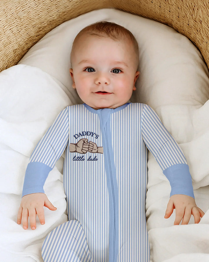 Embroidered Daddy's Little  Bamboo Convertible Zippy