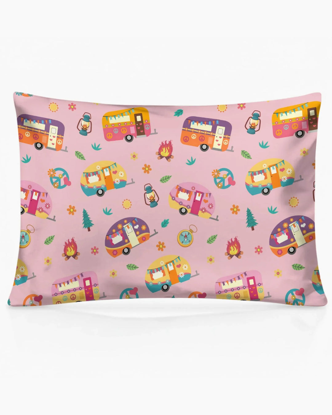 Happy Little Camper Bamboo Pillow Case