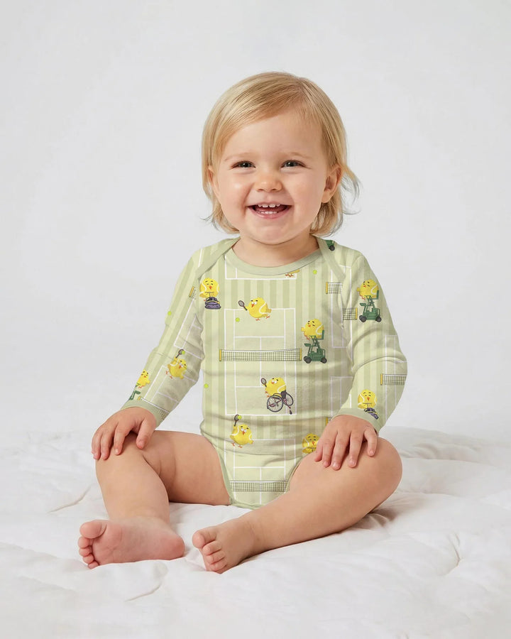 Gerippte Babykleidung mit individuellem Foto - Weich &amp; Skizzenhaft