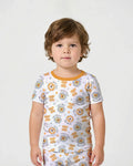 A Child Of God Boy Bamboo Two Piece Short Sleeve Shorts Pajama Set