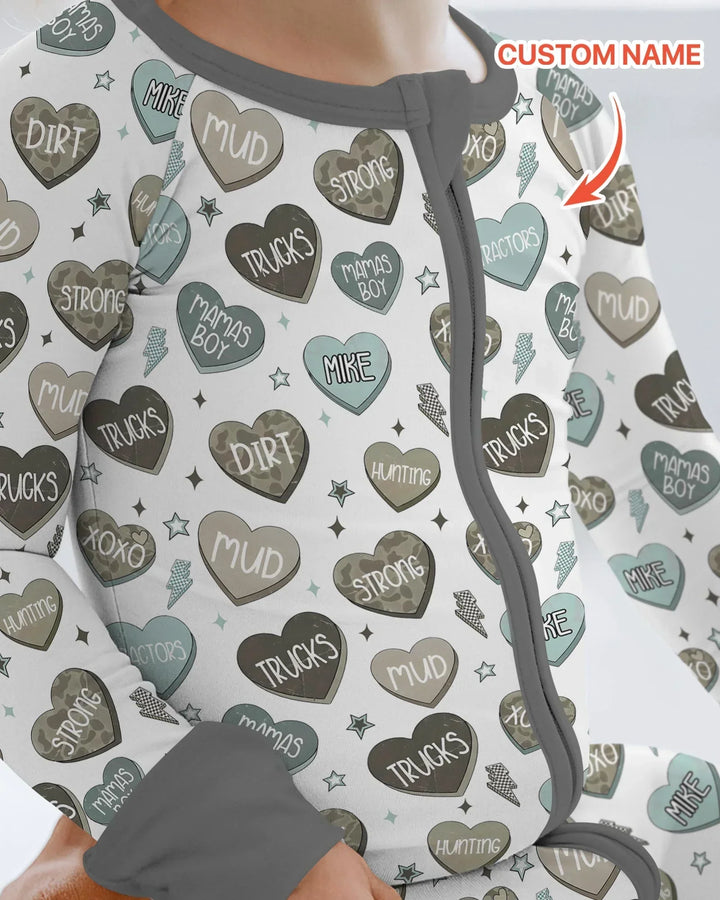 Gerippte Babykleidung mit individuellem Foto - Weich &amp; Skizzenhaft