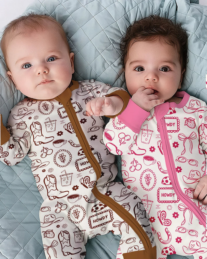 Doodle Wild West Cowgirl Bamboo Convertible Zippy