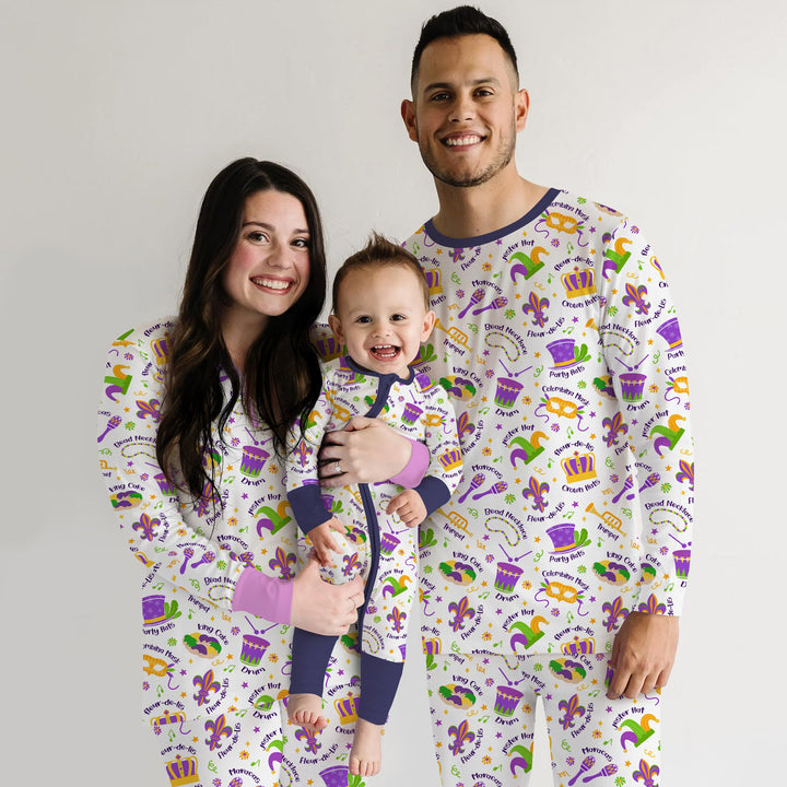 Mardi Gras Family Matching Convertible Zippy