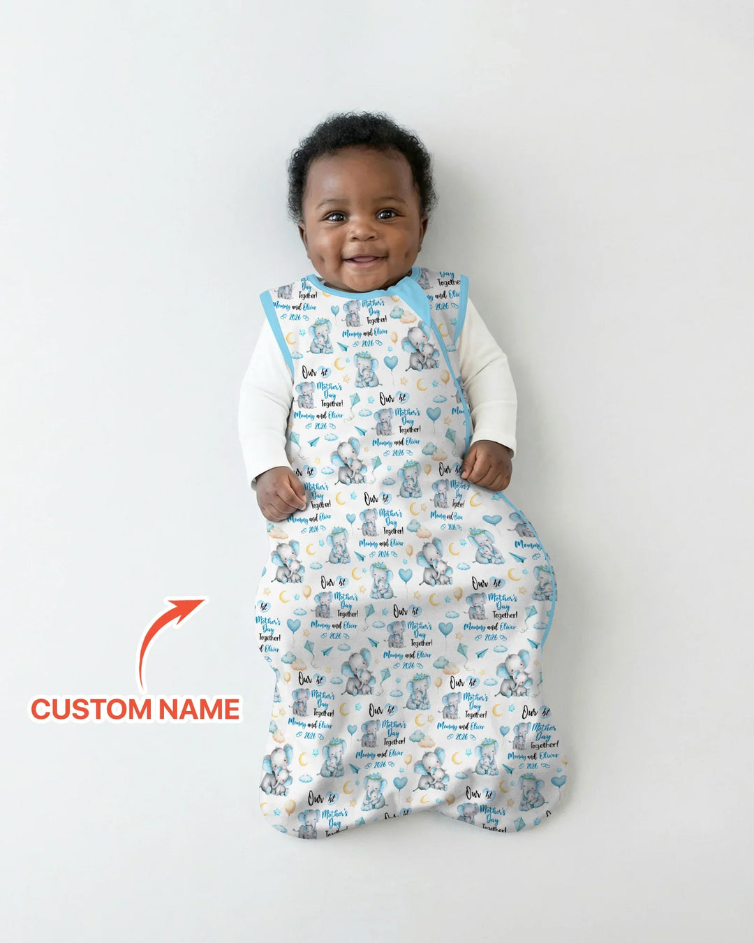 Personalized Our 1st Mother's Day Together Bamboo Sleep Bag