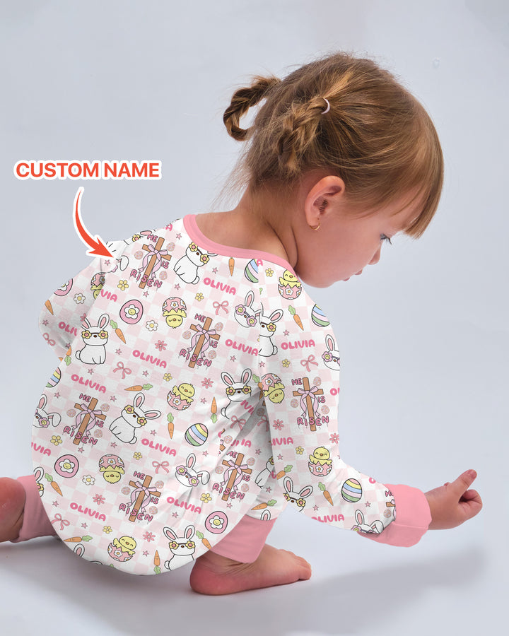 Custom Name Retro Easter Convertible Zippy