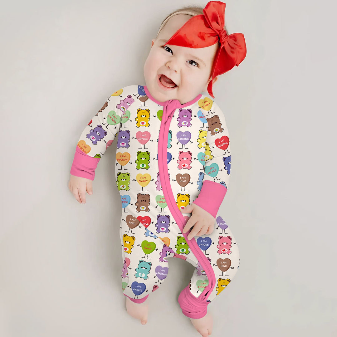 Rainbow Bears Affirmation Convertible Zippy