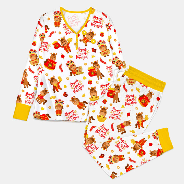 Year of the Horse Women Pajama Set