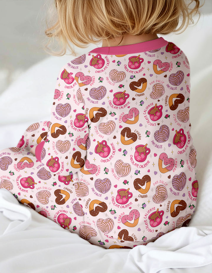 Te quiero un churro Two Piece Long Sleeve Pajama Set