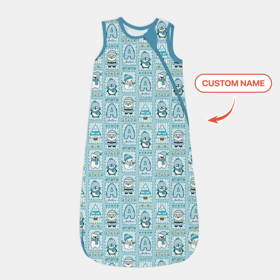 Custom Name Winter Wonderland Sleep Bag