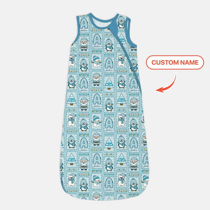 Custom Name Winter Wonderland Sleep Bag