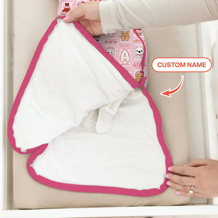 Custom Name Winter Wonderland Sleep Bag