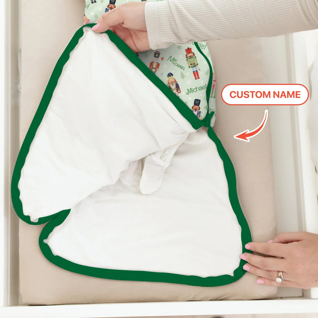 Nutcracker Parade Custom Name Boy Sleep Bag , Nutcracker Parade Custom Name Boy Sleep Bag - XS / 0.5 TOG