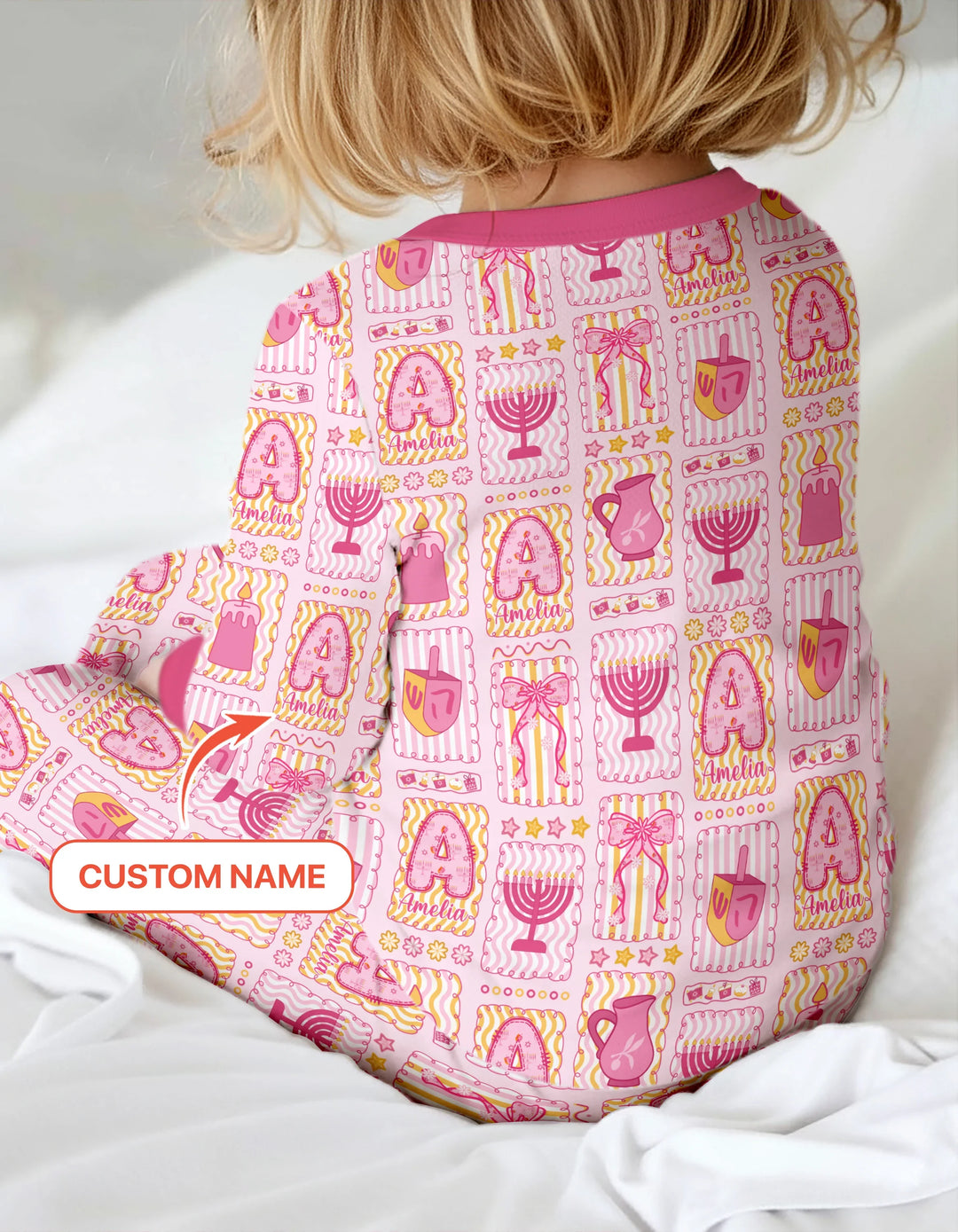 Custom Name Hanukkah Wonderland Convertible Zippy