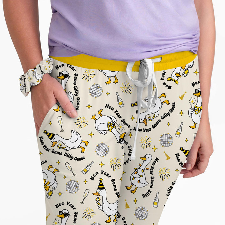 New Year Silly Goose Women Pajama Set