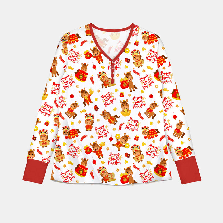 Year of the Horse Women Pajama Set
