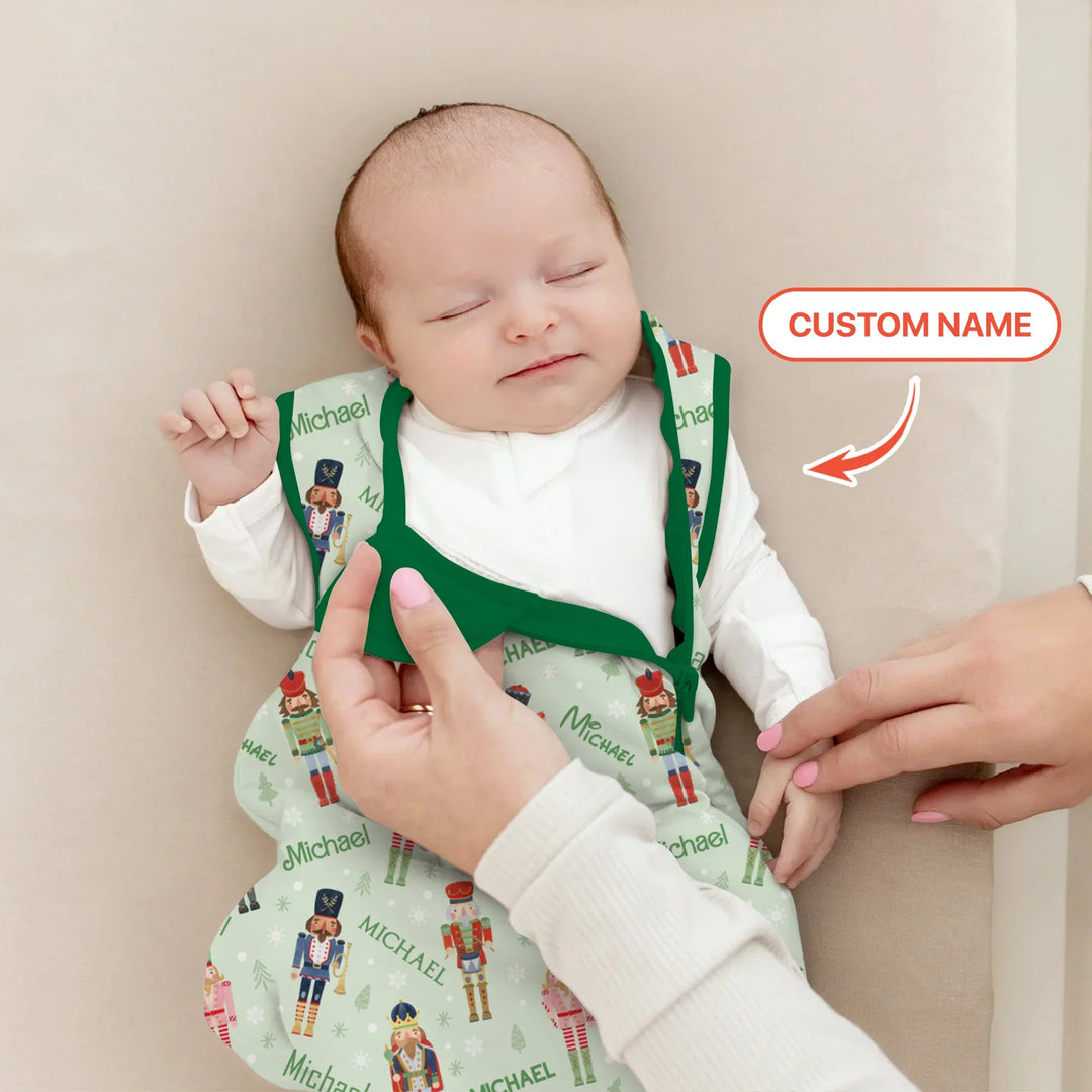 Nutcracker Parade Custom Name Boy Sleep Bag , Nutcracker Parade Custom Name Boy Sleep Bag - XS / 0.5 TOG